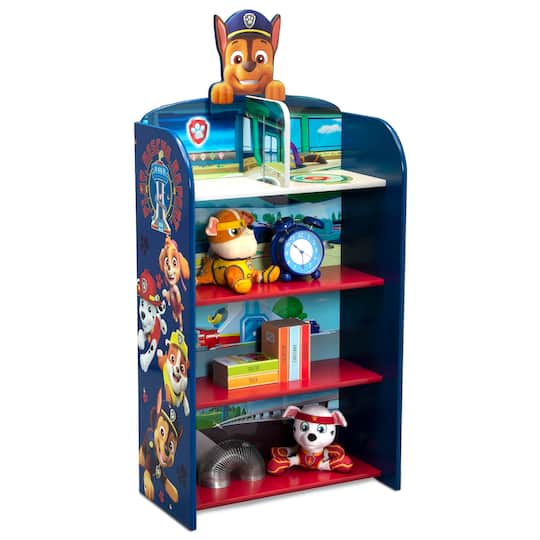 Nickelodeon PAW Patrol Wooden Playhouse 4-Shelf Bookcase